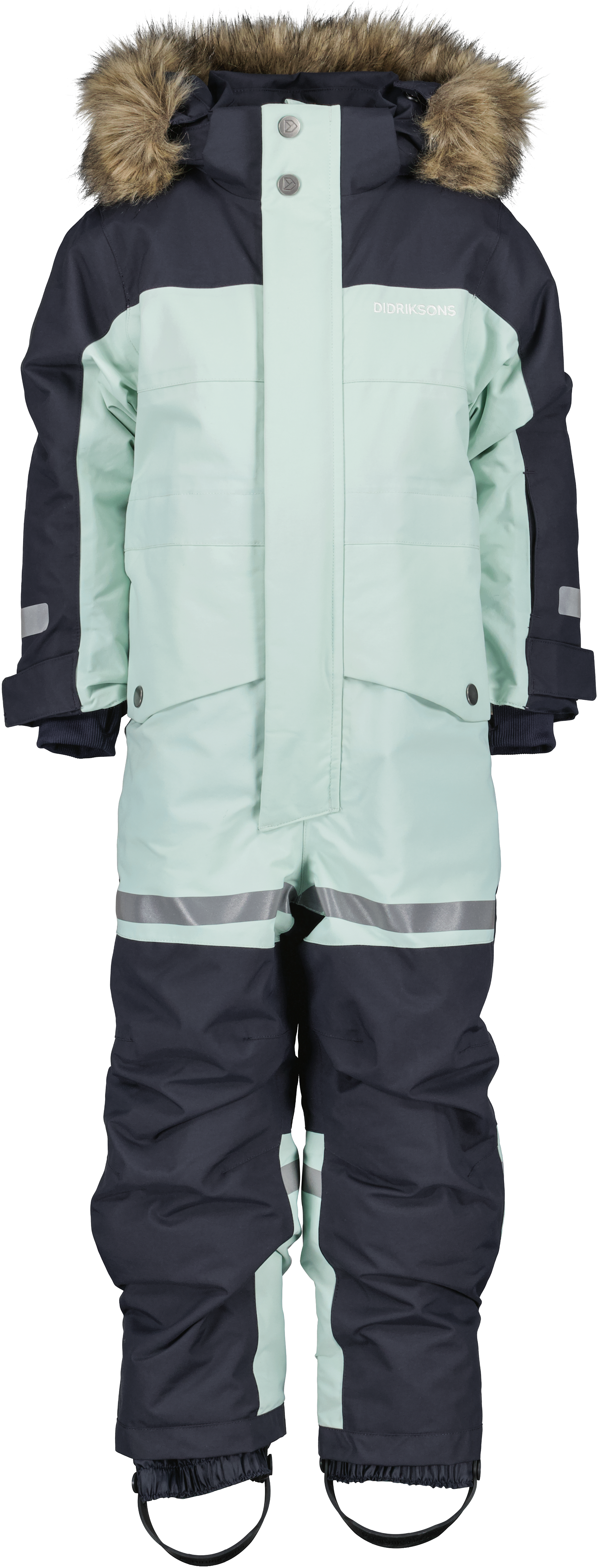 Didriksons Kids’ Bjärven Coverall 3 Pale Mint