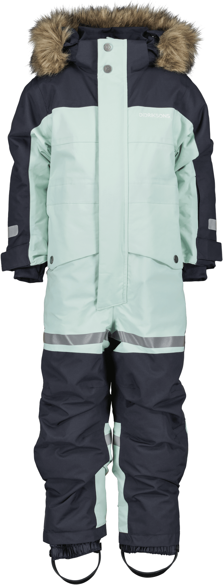 Didriksons Kids' Bjärven Coverall 3 Pale Mint Didriksons