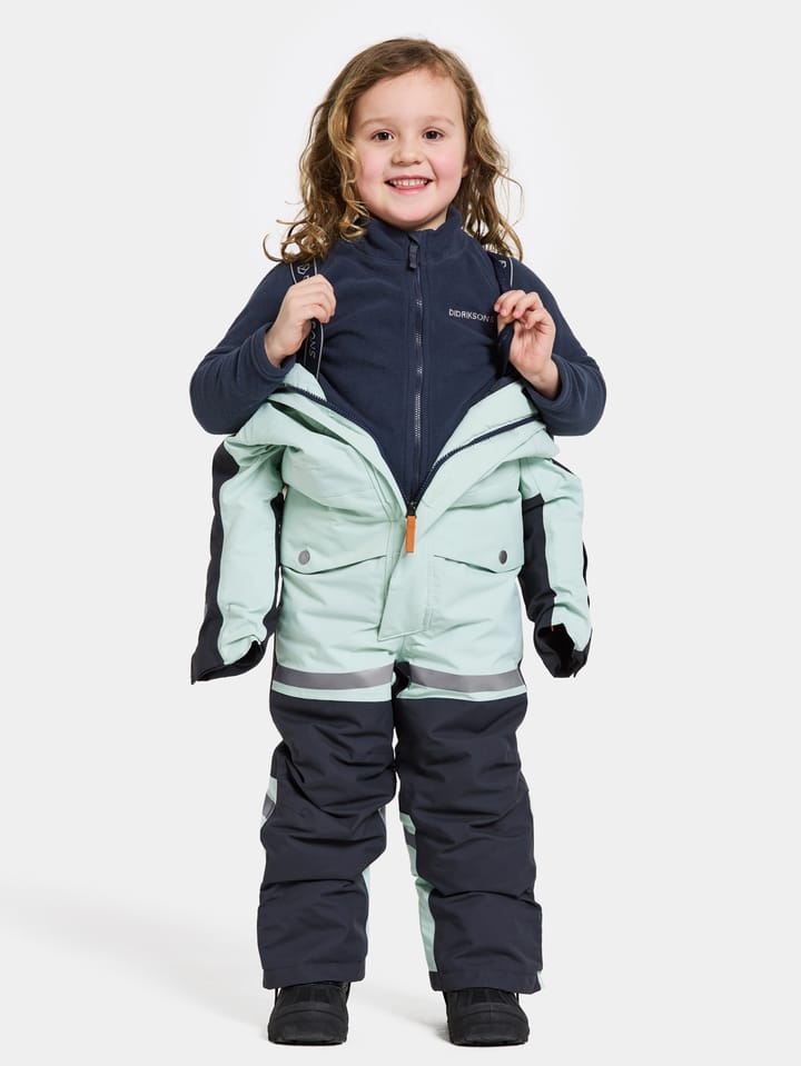 Didriksons Kids' Bjärven Coverall 3 Pale Mint Didriksons