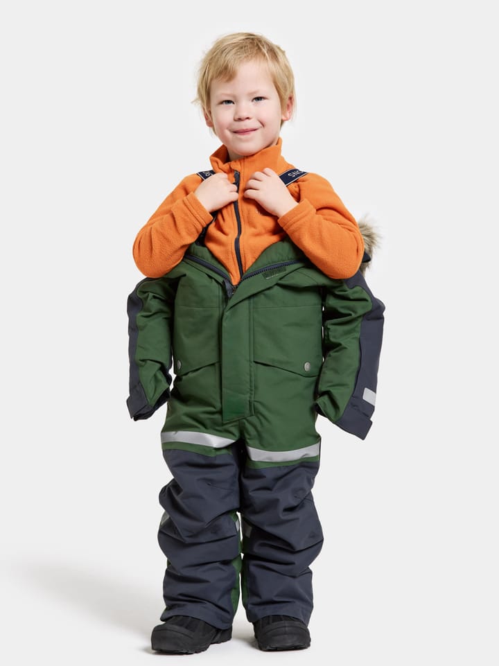 Didriksons Kids' Bjärven Coverall 3 Pine Green Didriksons