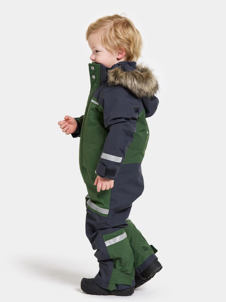 Didriksons Kids' Bjärven Coverall 3 Pine Green Didriksons