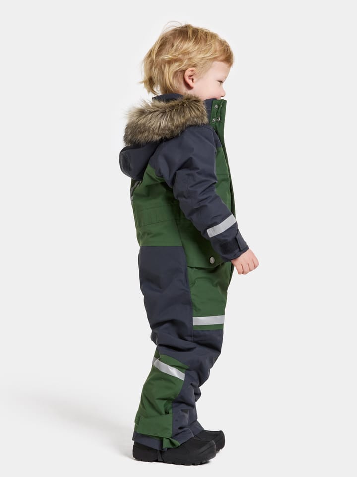 Didriksons Kids' Bjärven Coverall 3 Pine Green Didriksons