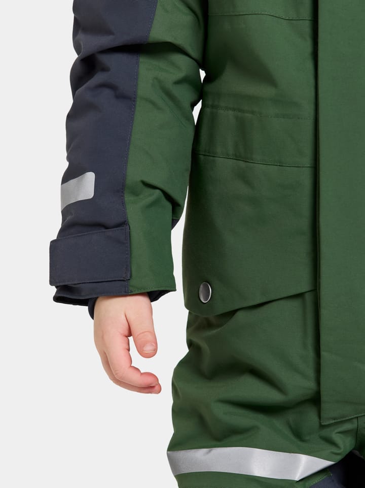 Didriksons Kids' Bjärven Coverall 3 Pine Green Didriksons