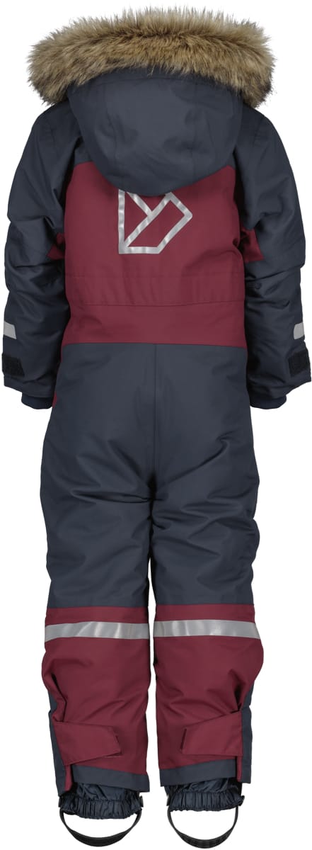 Didriksons Kids' Bjärven Coverall 3 Rusty Wine Didriksons