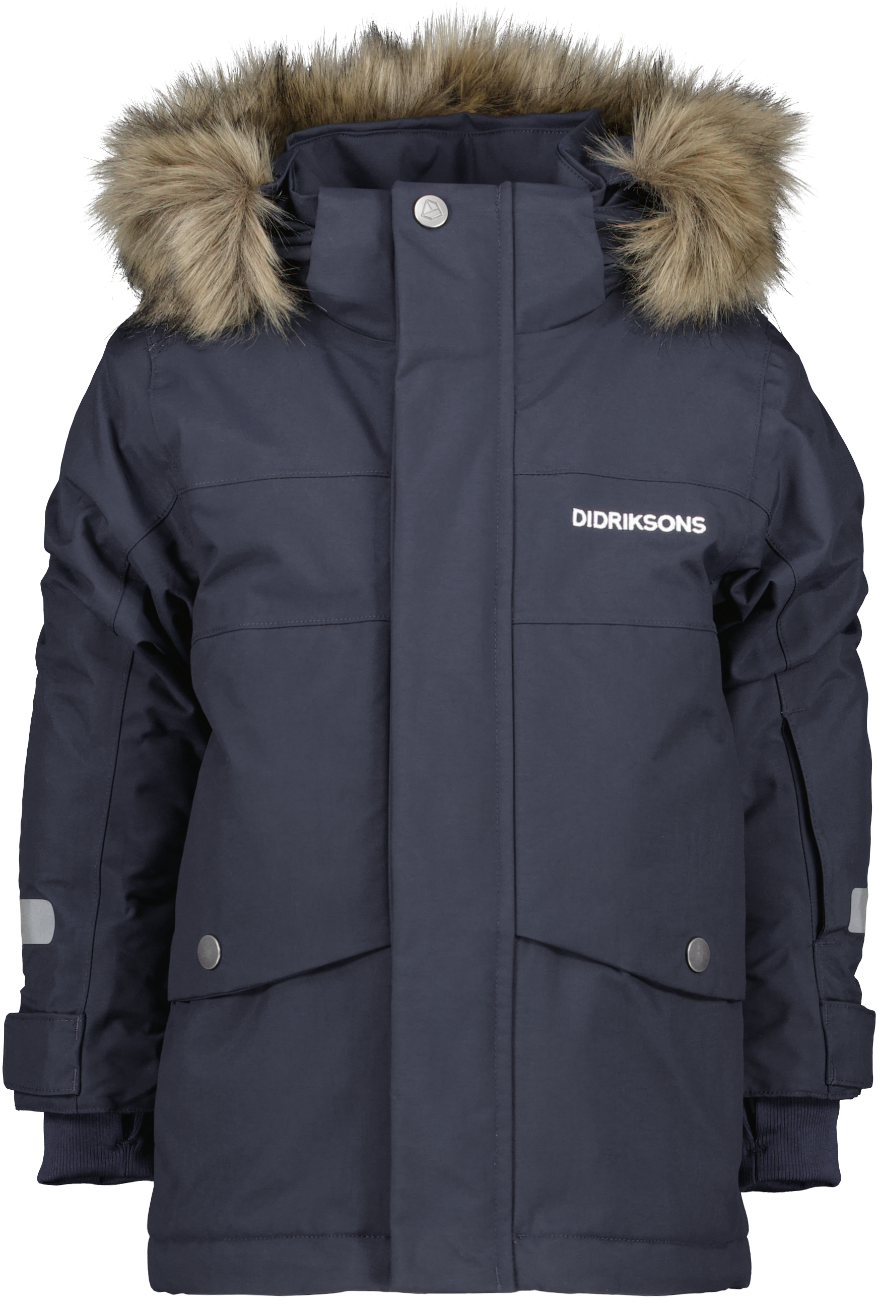 Didriksons Kids’ Bjärven Parka 3 Navy