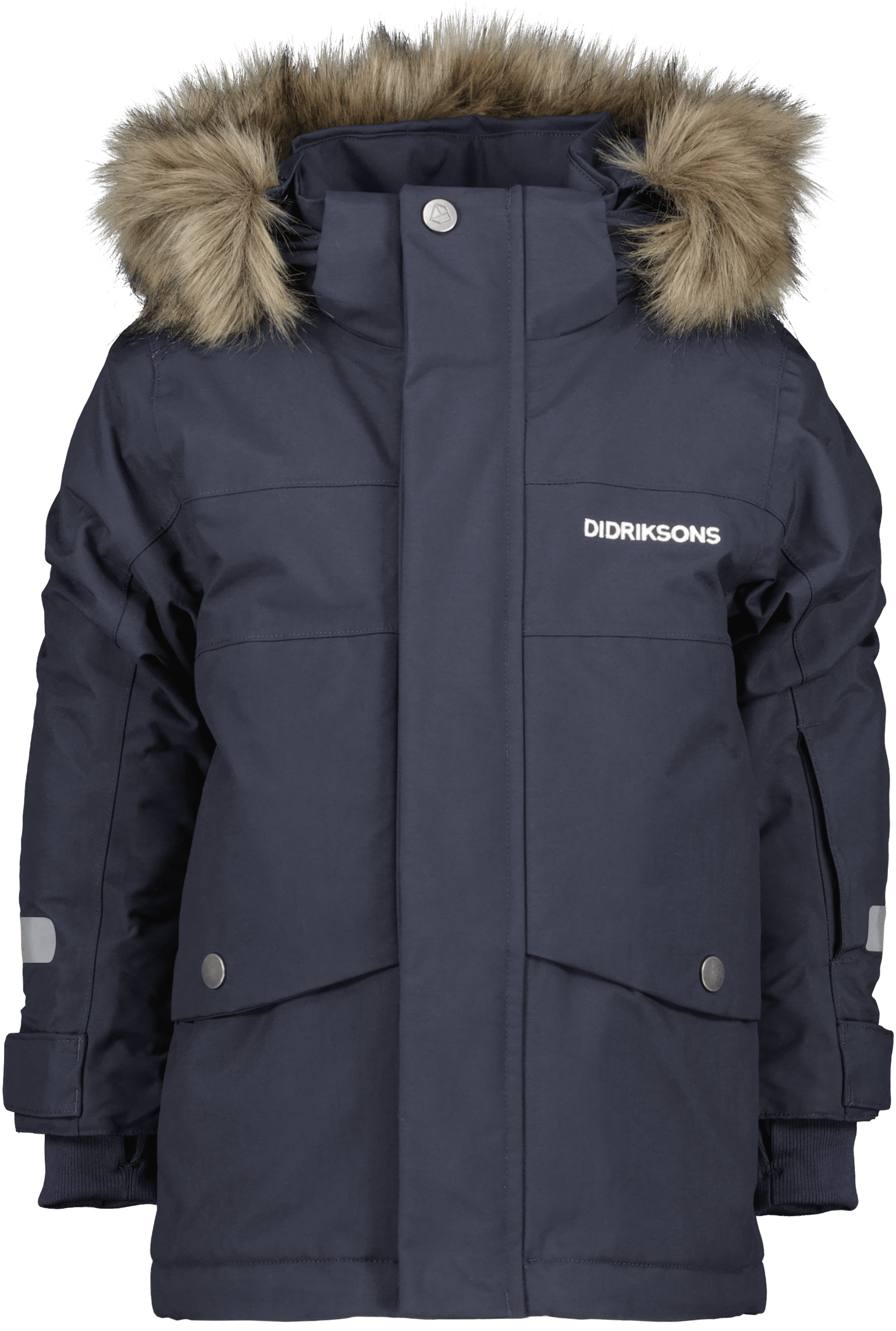 Didriksons Kids' Bjärven Parka 3 Navy