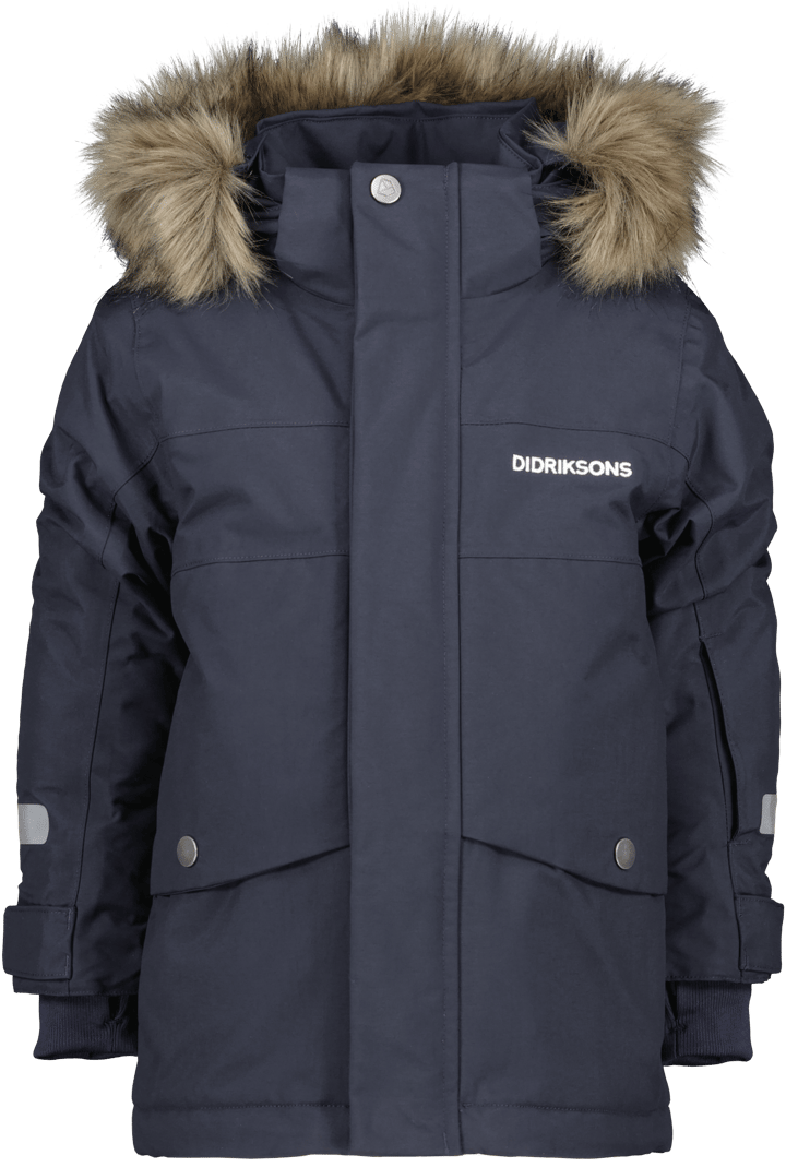 Didriksons Kids' Bjärven Parka 3 Navy Didriksons