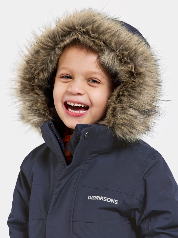 Didriksons Kids' Bjärven Parka 3 Navy Didriksons