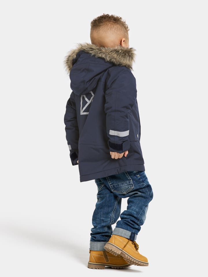 Didriksons Kids' Bjärven Parka 3 Navy Didriksons