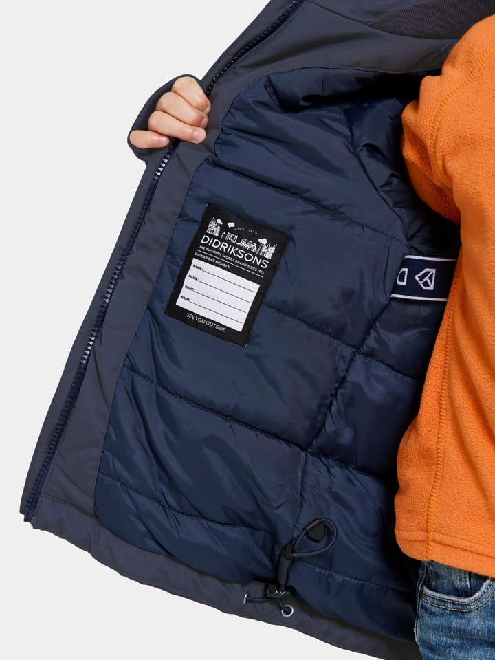 Didriksons Kids' Bjärven Parka 3 Navy Didriksons