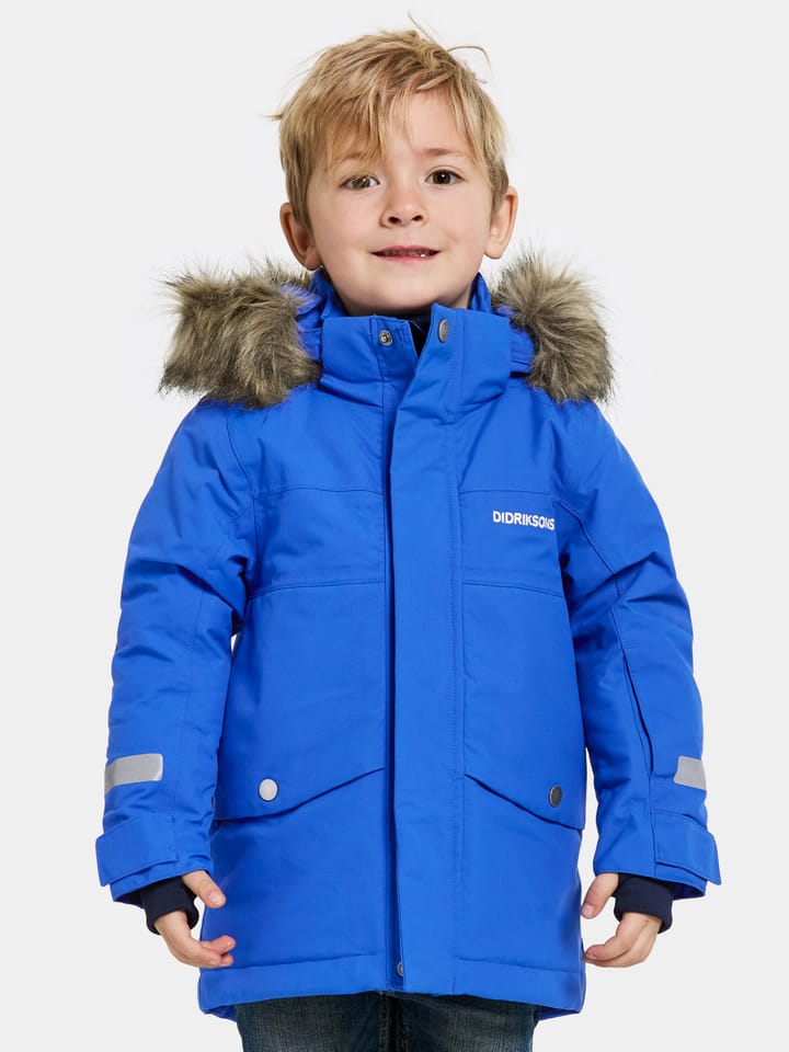 Didriksons Kids' Bjärven Parka 3 Caribbean Blue Didriksons