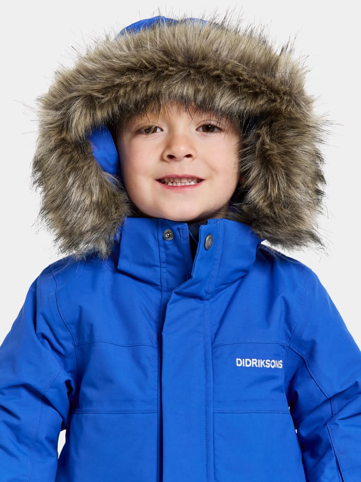 Didriksons Kids' Bjärven Parka 3 Caribbean Blue Didriksons