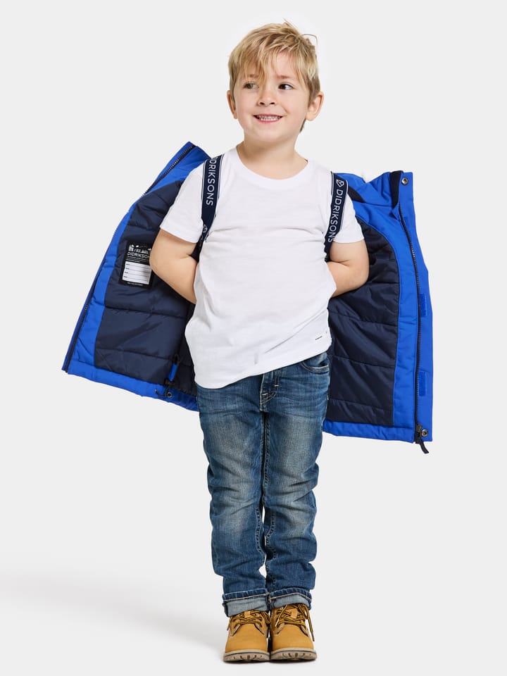 Didriksons Kids' Bjärven Parka 3 Caribbean Blue Didriksons