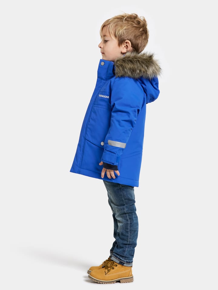 Didriksons Kids' Bjärven Parka 3 Caribbean Blue Didriksons