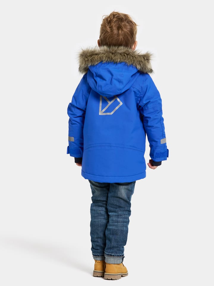 Didriksons Kids' Bjärven Parka 3 Caribbean Blue Didriksons