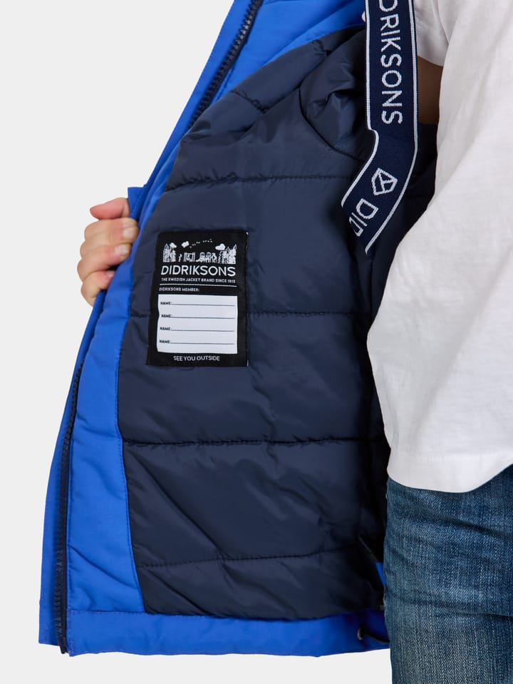 Didriksons Kids' Bjärven Parka 3 Caribbean Blue Didriksons