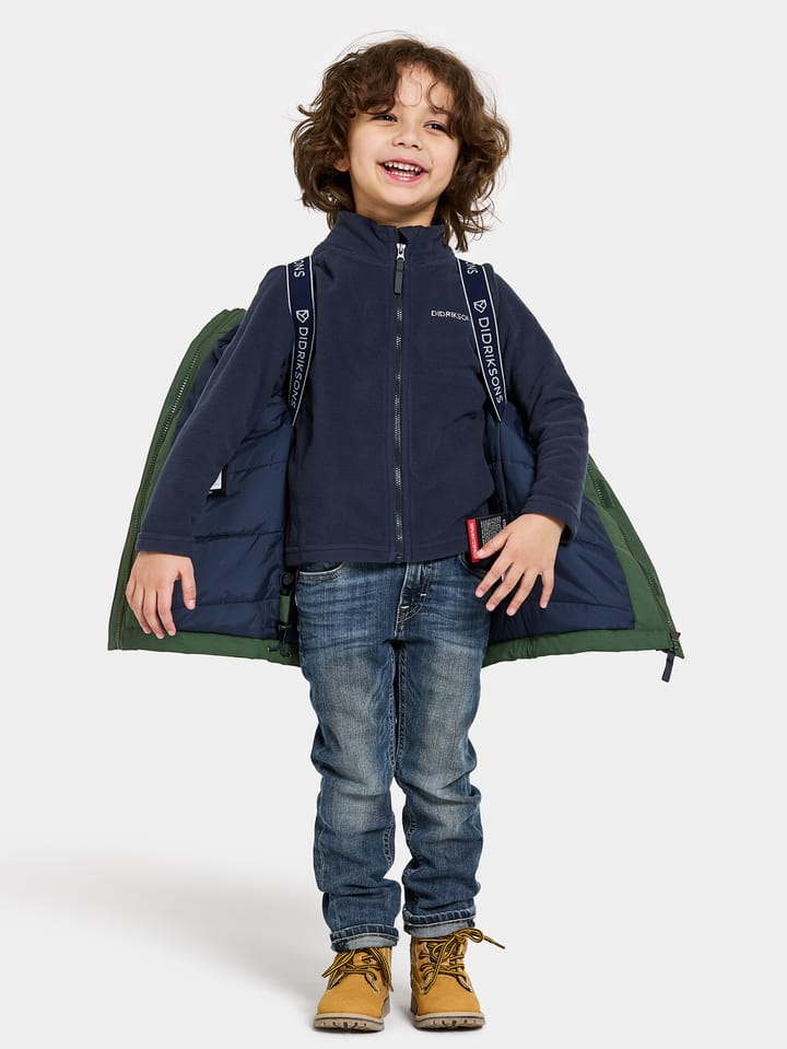 Didriksons Kids' Bjärven Parka 3 Pine Green Didriksons