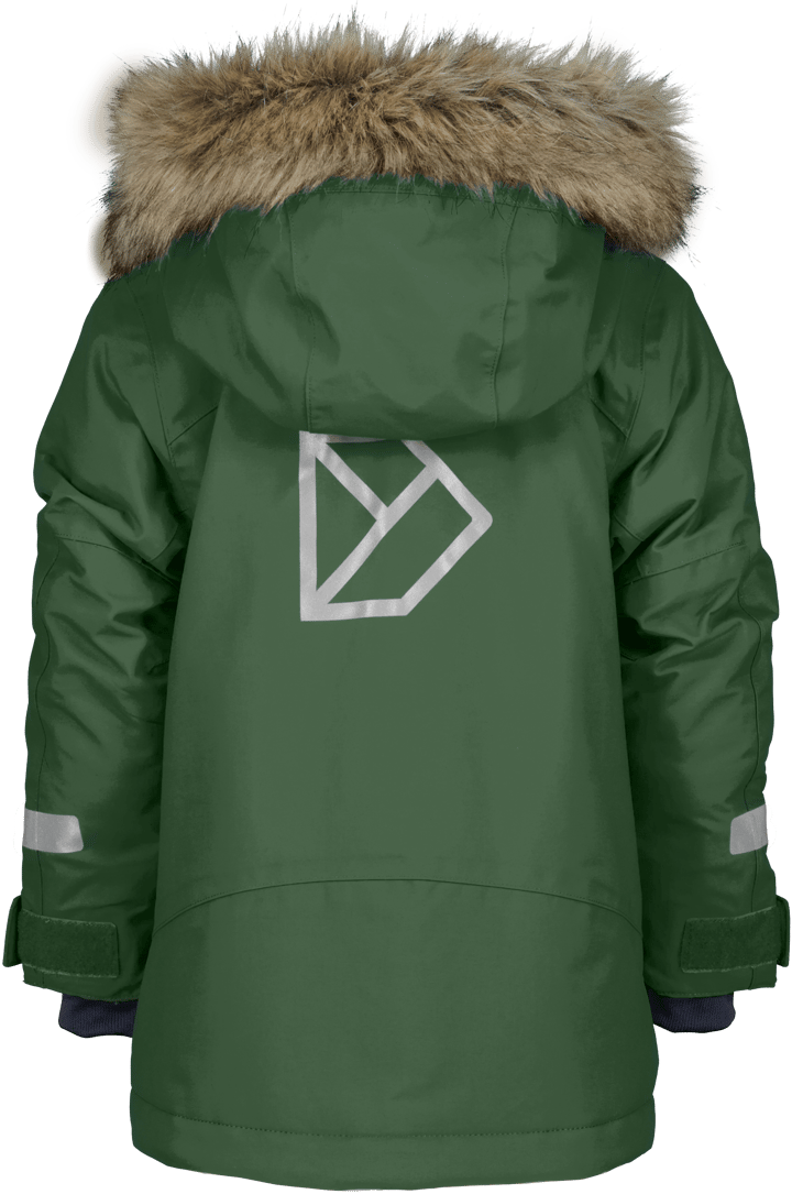 Didriksons Kids' Bjärven Parka 3 Pine Green Didriksons