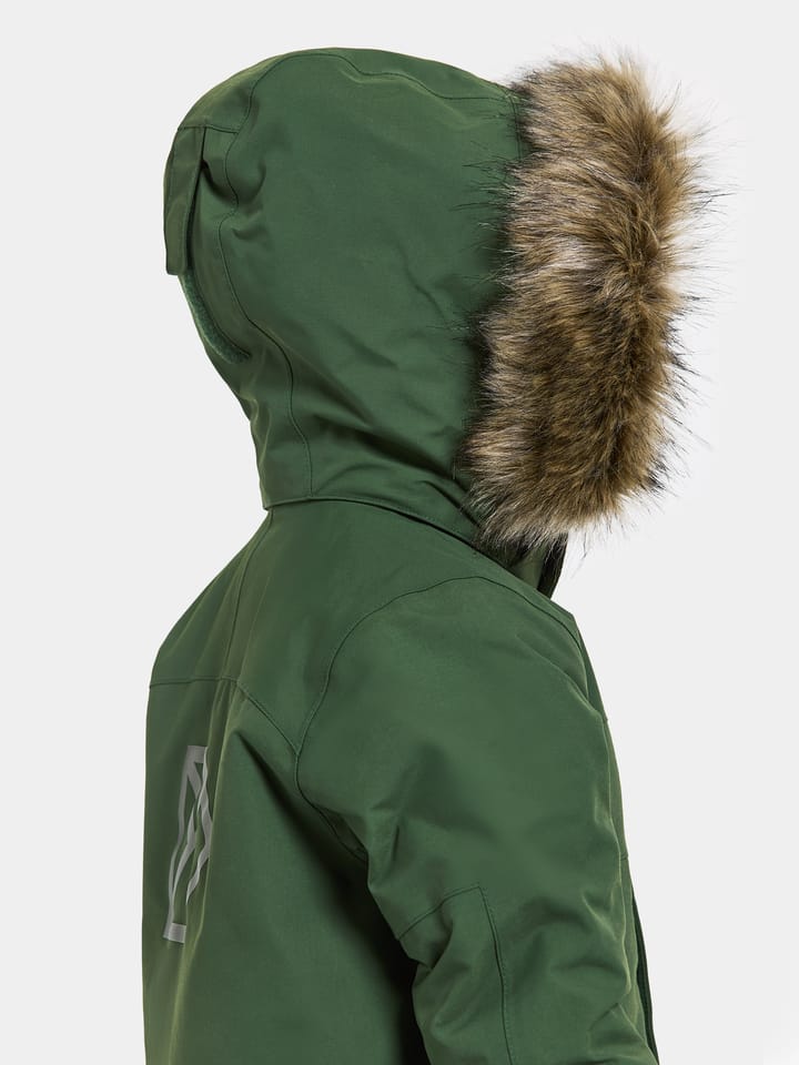 Didriksons Kids' Bjärven Parka 3 Pine Green Didriksons