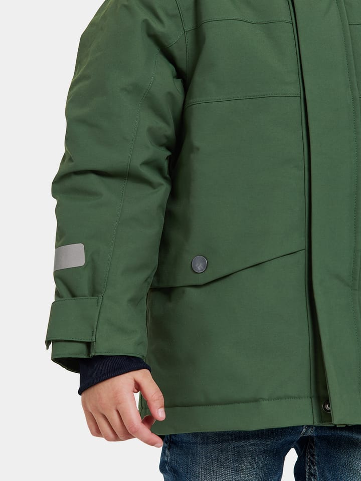 Didriksons Kids' Bjärven Parka 3 Pine Green Didriksons