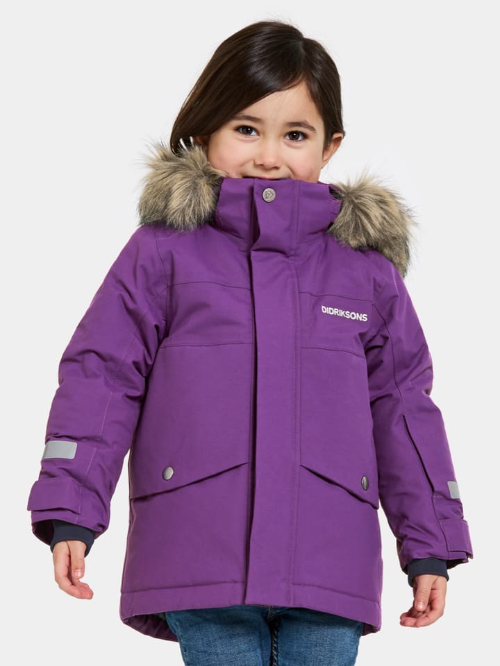 Didriksons Kids' Bjärven Parka 3 Royal Purple Didriksons