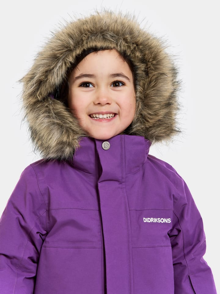 Didriksons Kids' Bjärven Parka 3 Royal Purple Didriksons