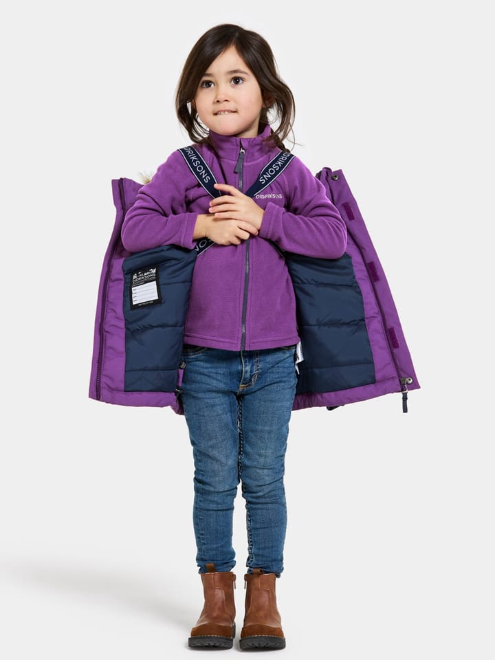 Didriksons Kids' Bjärven Parka 3 Royal Purple Didriksons