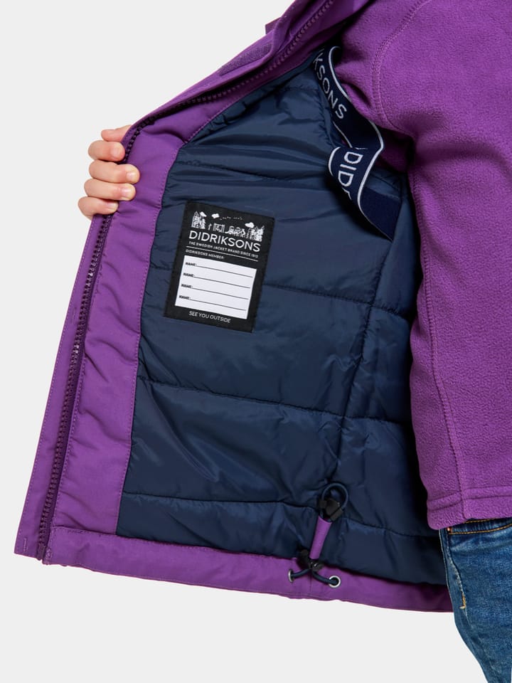 Didriksons Kids' Bjärven Parka 3 Royal Purple Didriksons