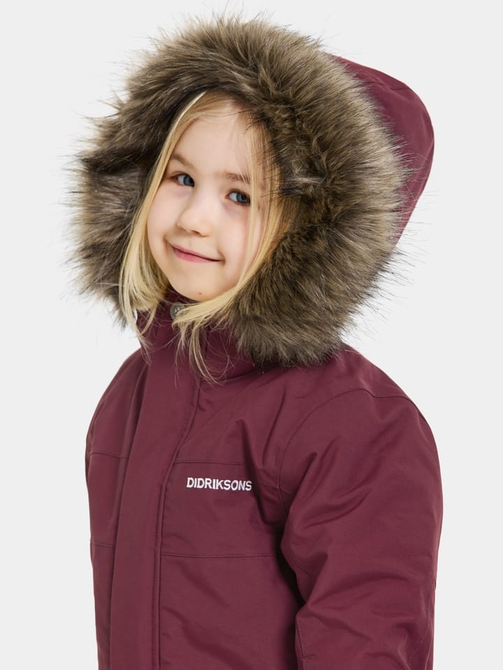 Didriksons Kids' Bjärven Parka 3 Rusty Wine Didriksons