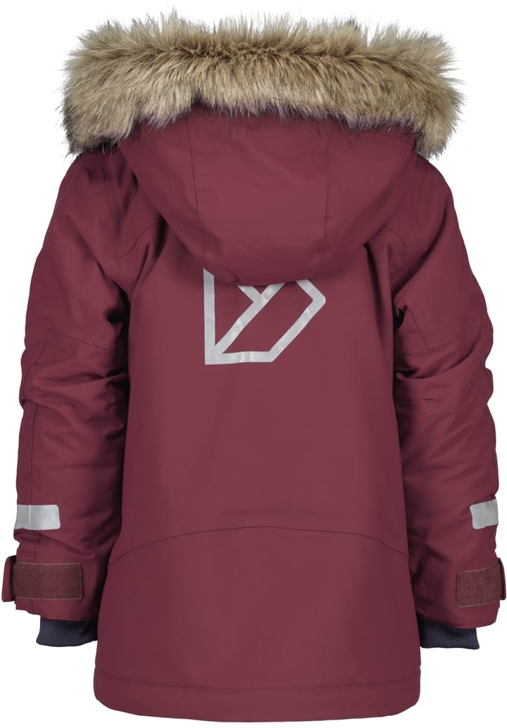 Didriksons Kids' Bjärven Parka 3 Rusty Wine Didriksons