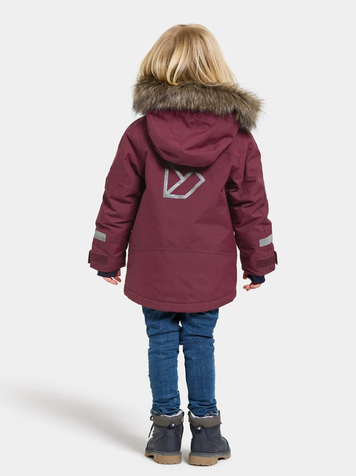 Didriksons Kids' Bjärven Parka 3 Rusty Wine Didriksons