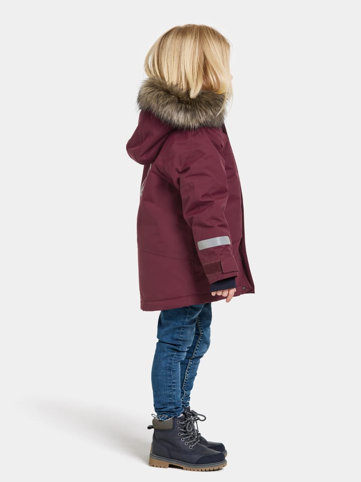 Didriksons Kids' Bjärven Parka 3 Rusty Wine Didriksons