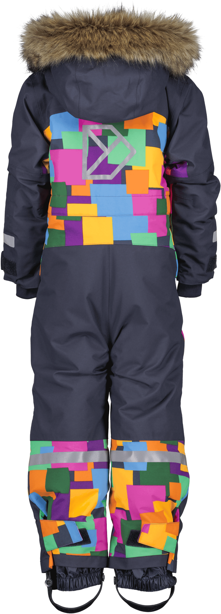 Didriksons Kids' Bjärven Printed Coverall PostIt Didriksons