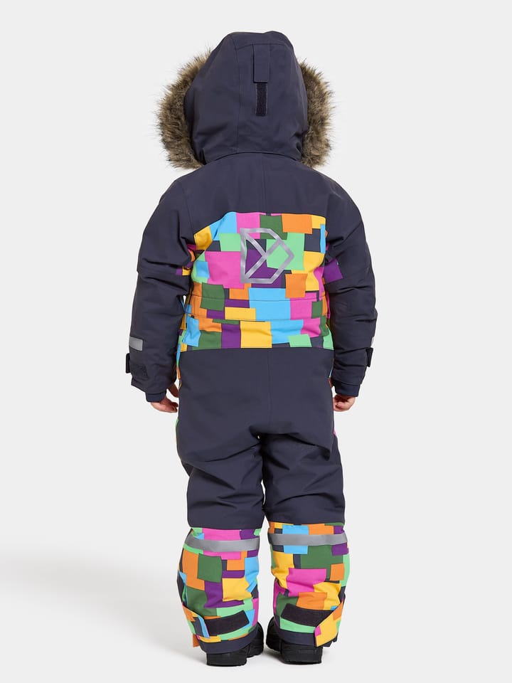 Didriksons Kids' Bjärven Printed Coverall PostIt Didriksons