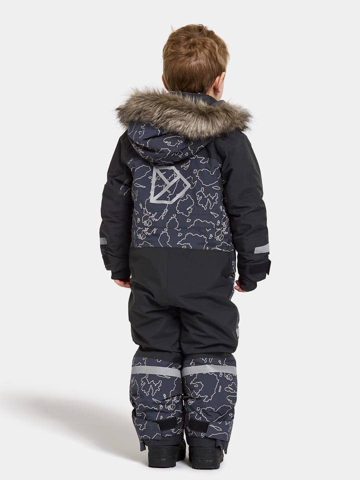 Didriksons Kids' Bjärven Special Edition Coverall Grundsund Reflective Navy Didriksons