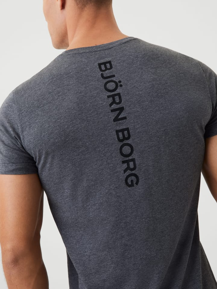 Björn Borg Men's Borg Breeze T-Shirt Dark Grey Melange Björn Borg