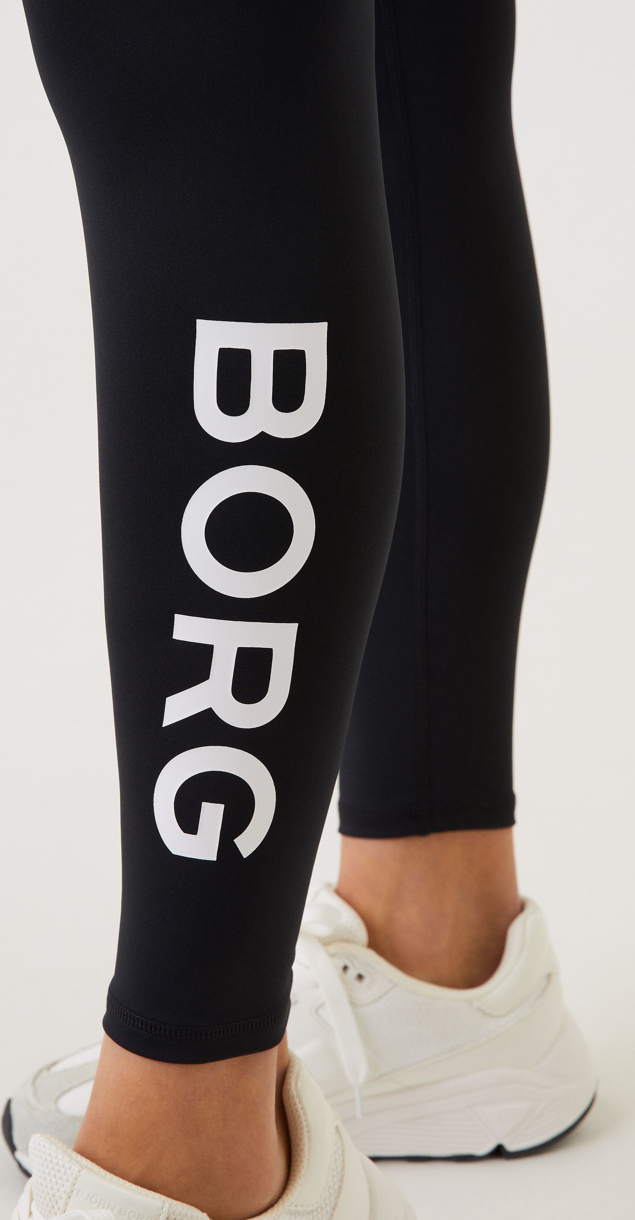 Borg Cross Tights - Black Beauty