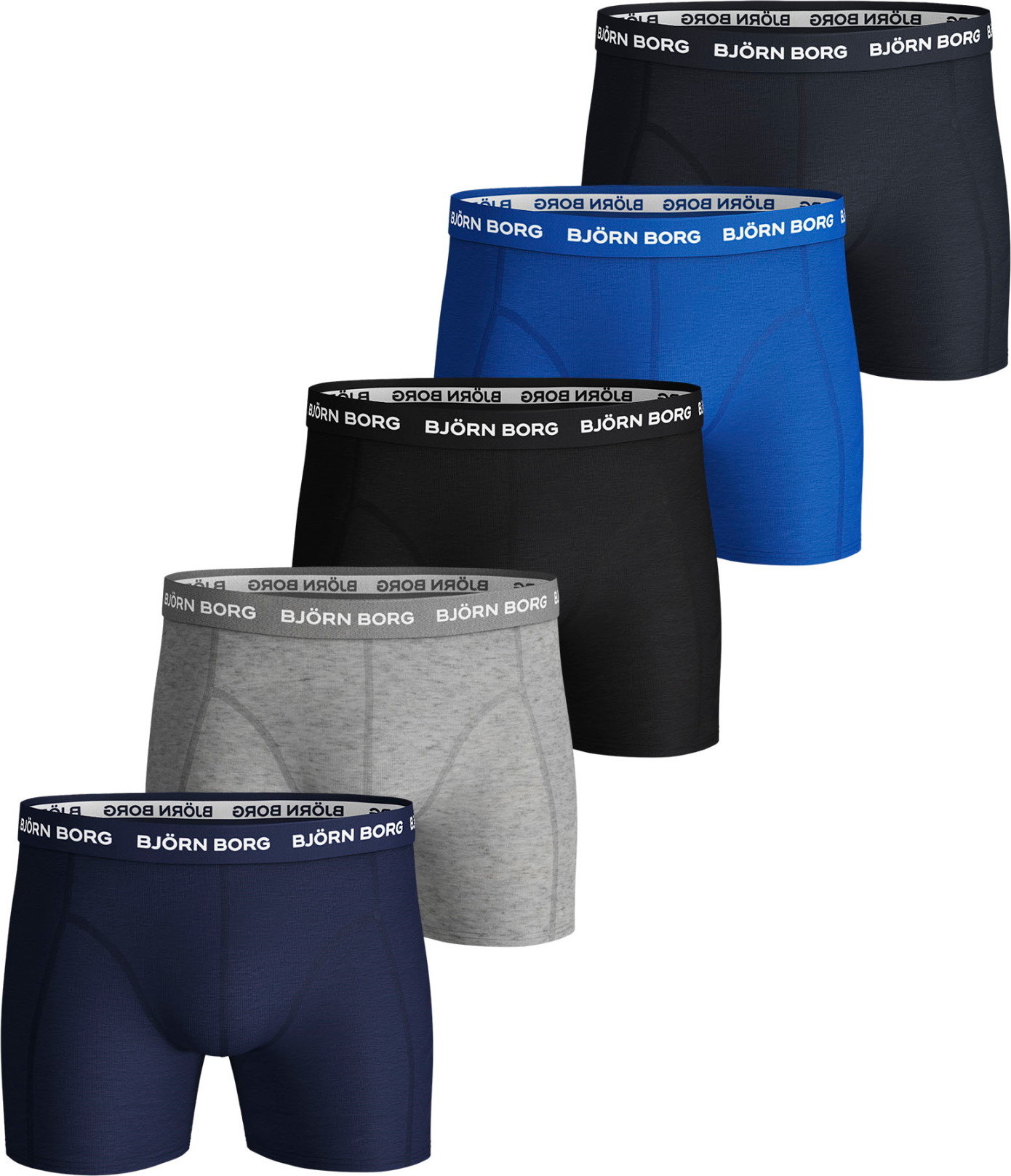 Björn Borg Essential Boxer 5p Blue Depths