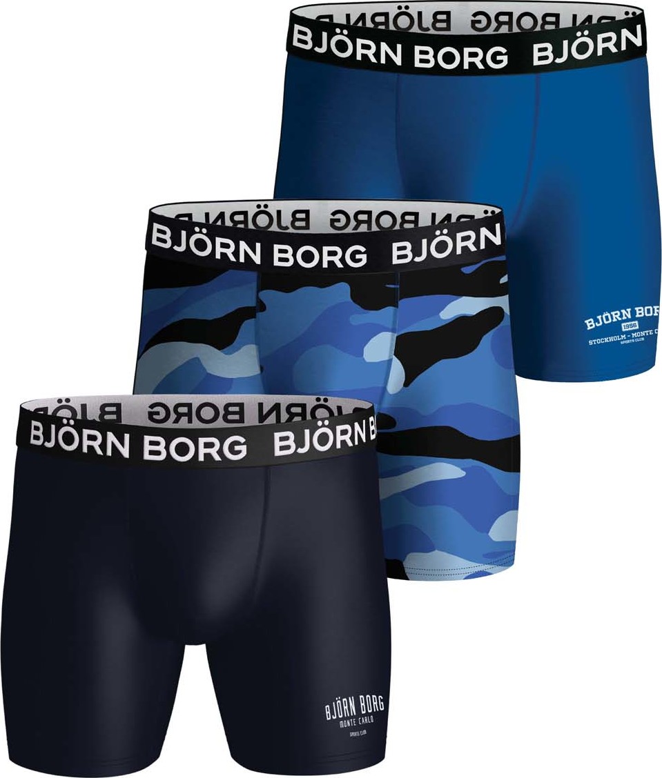 Björn Borg Men’s Performance Boxer 3-pack Multipack 3