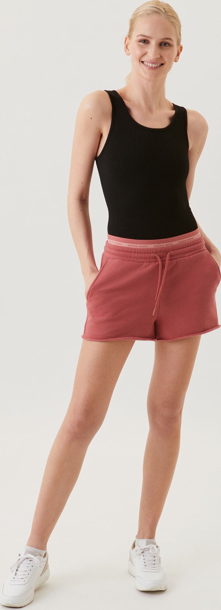 Björn Borg Women's Sthlm Elastic Shorts Dusty Cedar Björn Borg