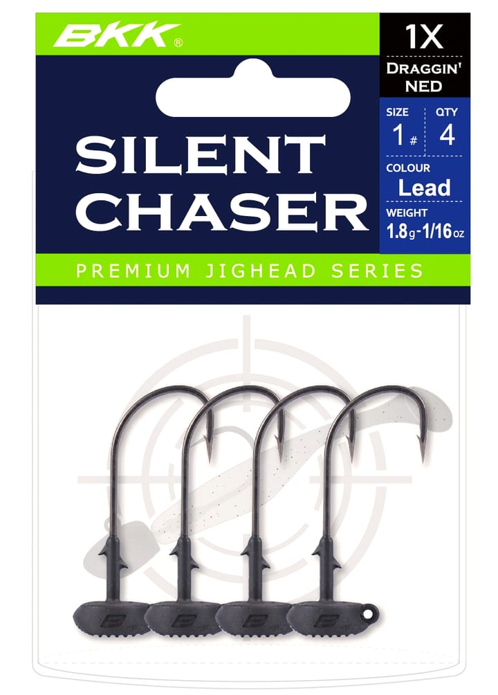 BKK Bkk Silent Chaser-Draggin' Ned Green 4pk BKK