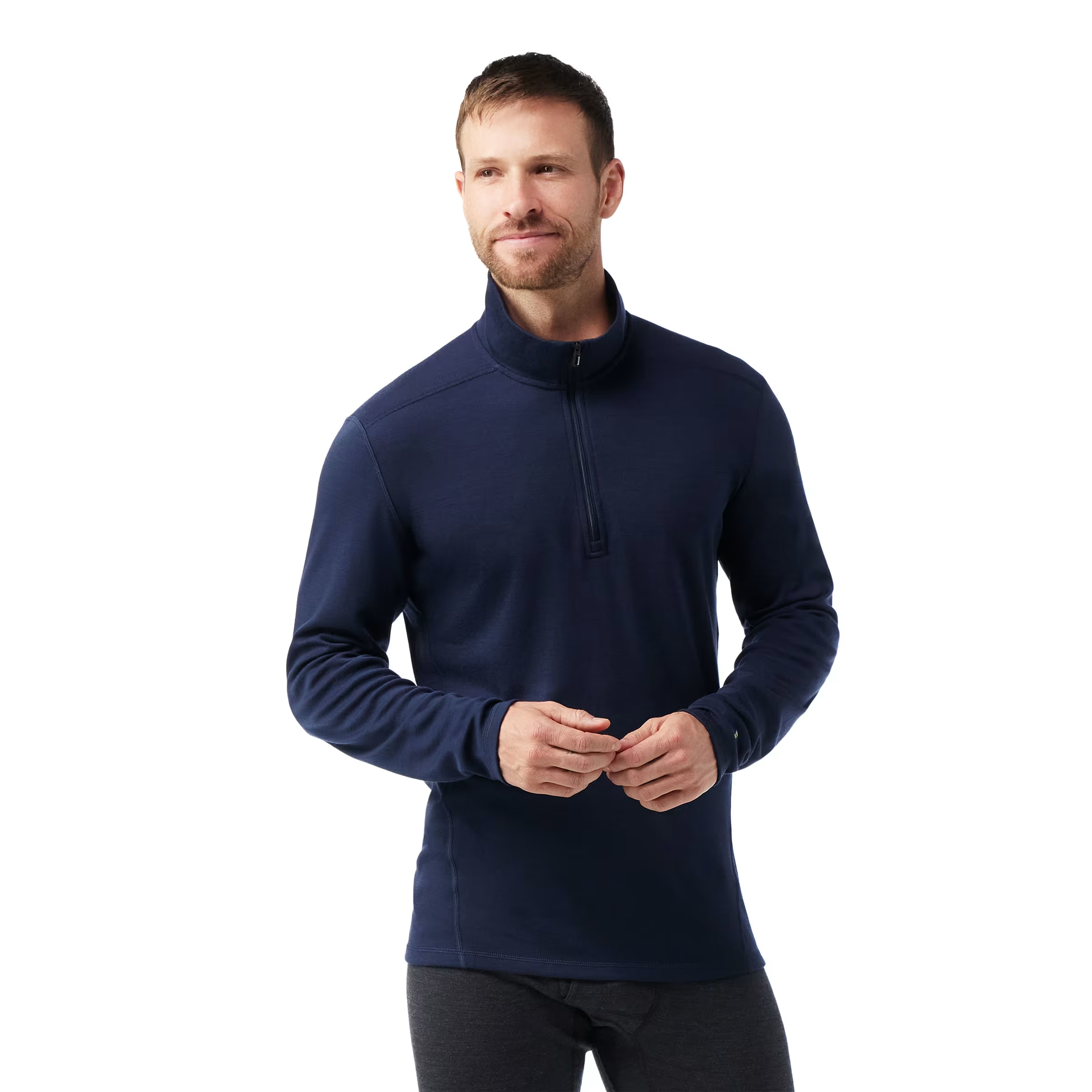 Smartwool Men’s Classic Thermal Merino Base Layer 1/4 Zip Boxed Deep Navy