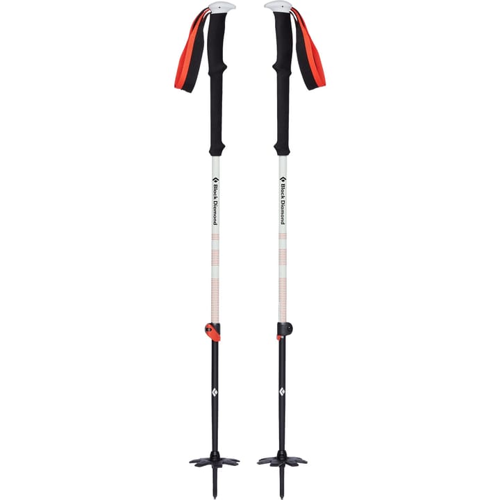 Black Diamond Expedition 2 Ski Poles Black/White/Red Black Diamond