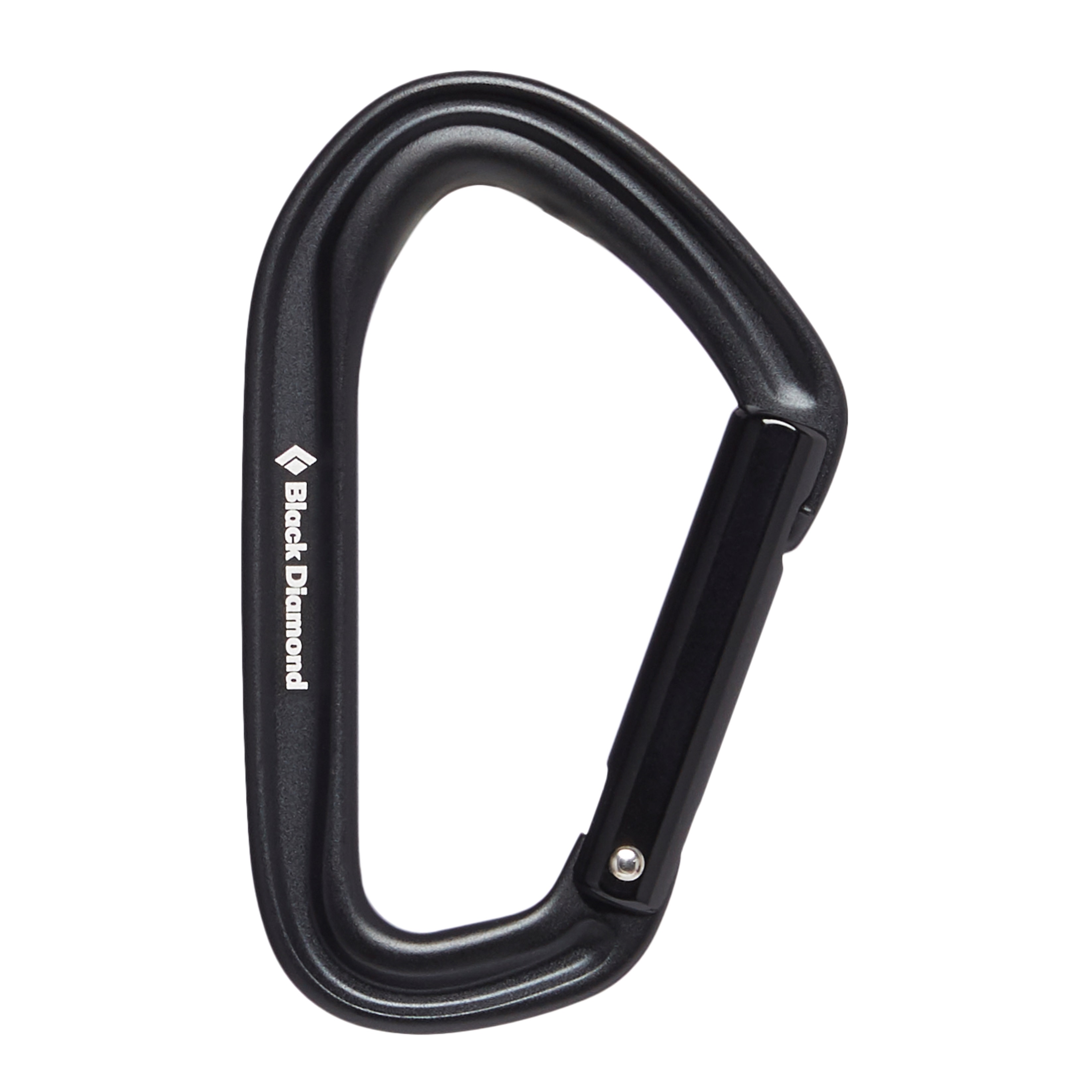 Black Diamond HotForge Straight Gate Carabiner Black