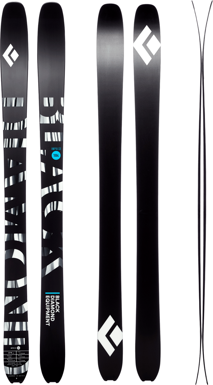 Black Diamond Impulse 104 Skis Black Black Diamond