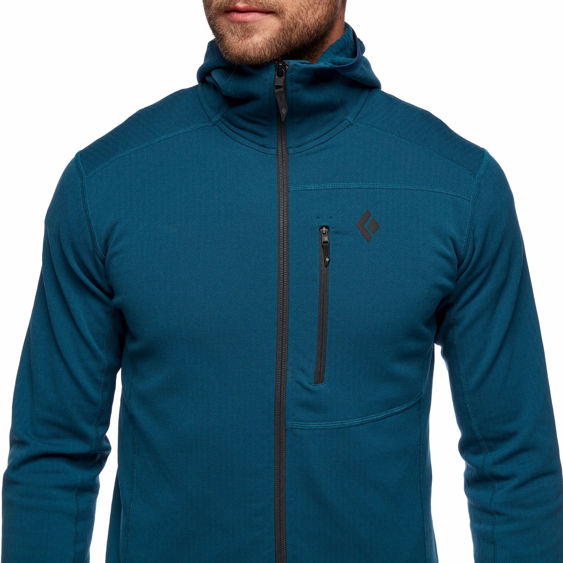 Men's Coefficient Fleece Hoody Azurite | Buy Men's Coefficient