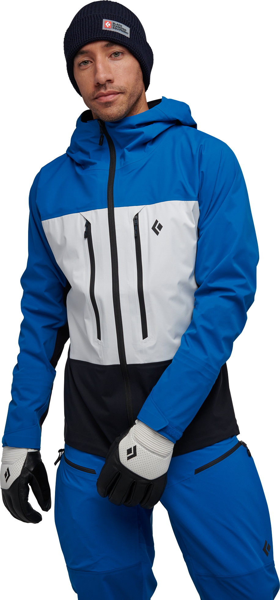 Men’s Dawn Patrol Hybrid Shell Kingfisher-White-Black