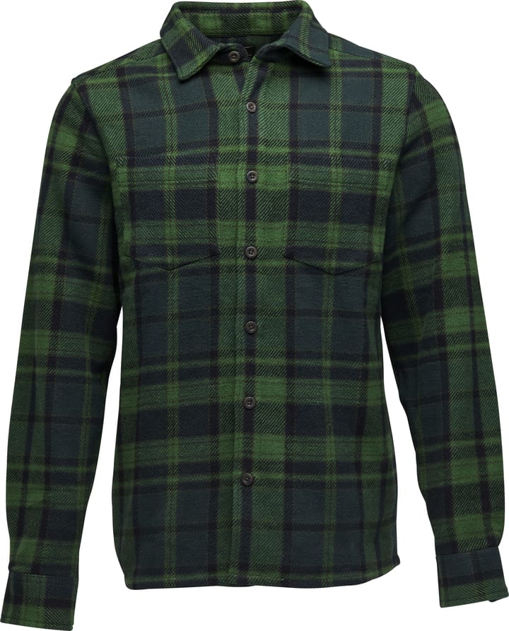 Black Diamond Men's Project Heavy Flannel Palm Green-Anthracite Plaid Black Diamond