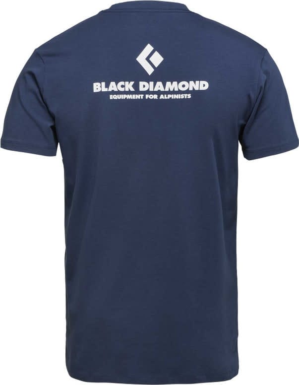 Black Diamond Men's SS Tee Equipment For Alpinist Indigo Black Diamond