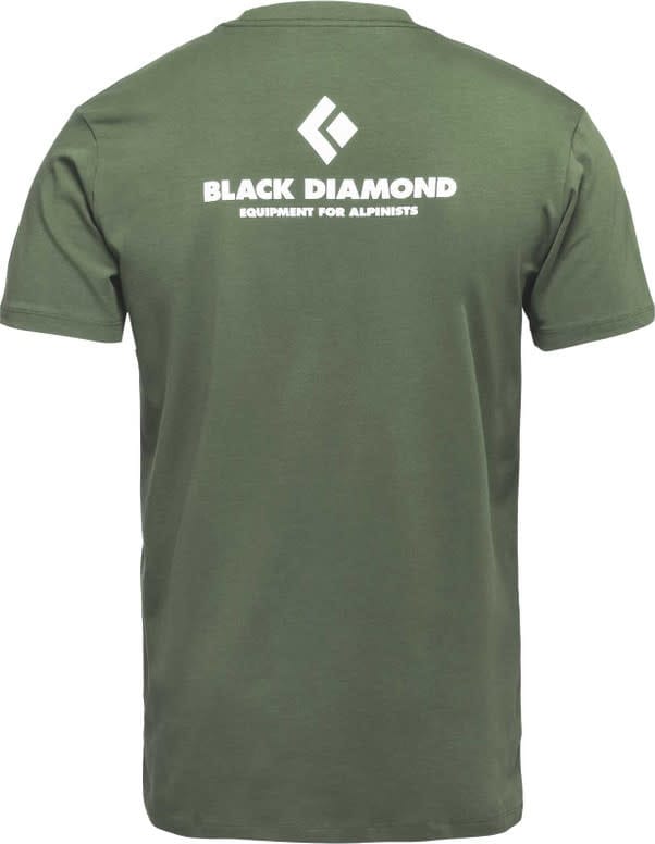 Black Diamond Men's SS Tee Equipment For Alpinist Tundra Black Diamond